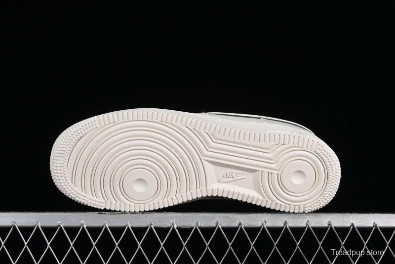 Nike Air Force 1 '07 Low Classic Military Green Mini Swoosh Starry Sky Casual Sneakers - MJ0319-022