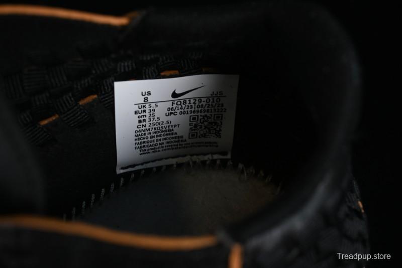 Nike Air Footscape Woven Asymmetrical Woven Slip-Resistant Low-Top Lifestyle Sneakers - FQ8129-010