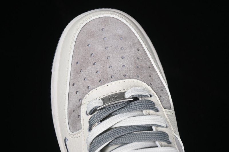 Nike Air Force 1 '07 Low The North Face x CDG Retro Casual Sneakers with Full-Length Air Cushion - DM6688-049