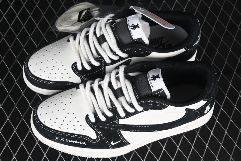 Nike Travis Scott x Fragment Design x Air Jordan 1 Low OG SP AJ1 Collaboration Sneakers - SJ2086-138