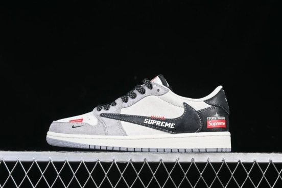 Nike Travis Scott x Fragment Design x Air Jordan 1 Low OG SP AJ1 Retro Sneakers - DM7866-050