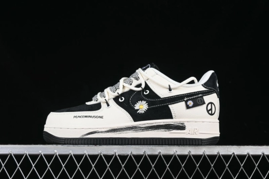 Nike Air Force 1 '07 Low GDragon Collaboration Daisy Graffiti Lace-Up Low-Top Casual Sneakers - DM6688-011