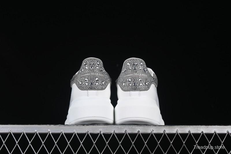 Alexander McQueen Oversized Sneakers with White Rhinestones - D.E5