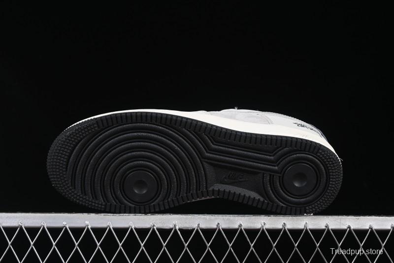 Nike Air Force 1 '07 Low Stussy Collaboration Galaxy Grey Low-Top Casual Sneakers - KK1988-055