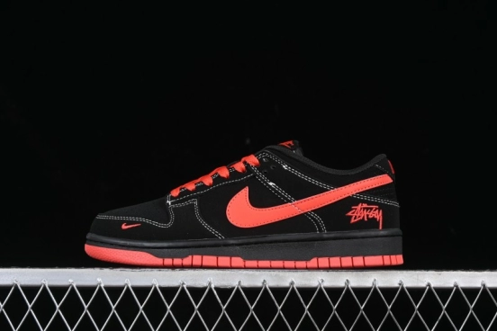 Nike SB Dunk Low Stussy Anniversary Custom Low-Top Casual Skate Shoes - KK1333-028