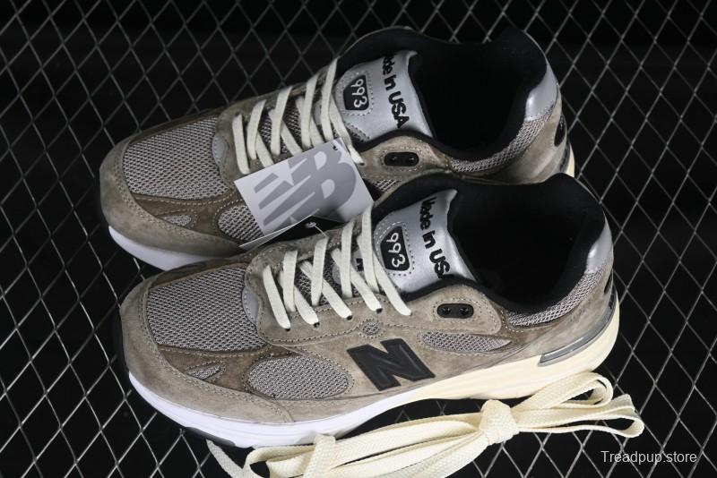 New Balance Made In USA M993 Series Classic Retro Casual Running Shoes with Heritage Design - U993JJ