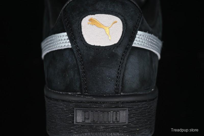 PUMA Suede XL Classic Men's Sneakers - Black with Metallic Silver Accents