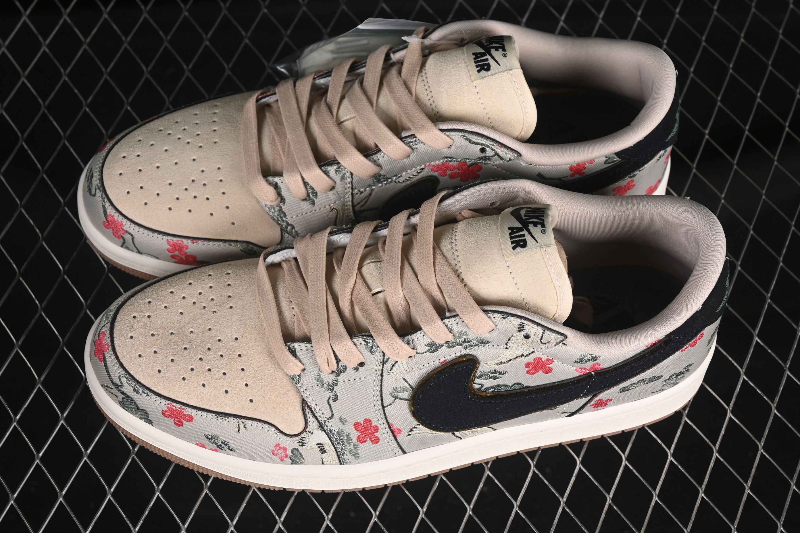 Nike Air Jordan 1 Low OG "Oatmeal" Rui Hachimura Collaboration Casual Sneakers - HV8293-100