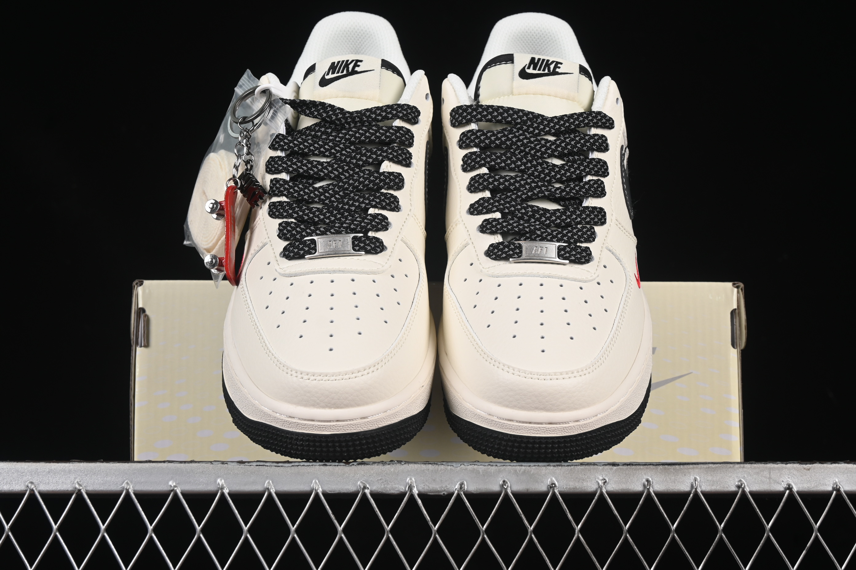 Nike Air Force 1 '07 Low Supreme Casual Sneakers with Full-Length Air Cushion - HH7518-038