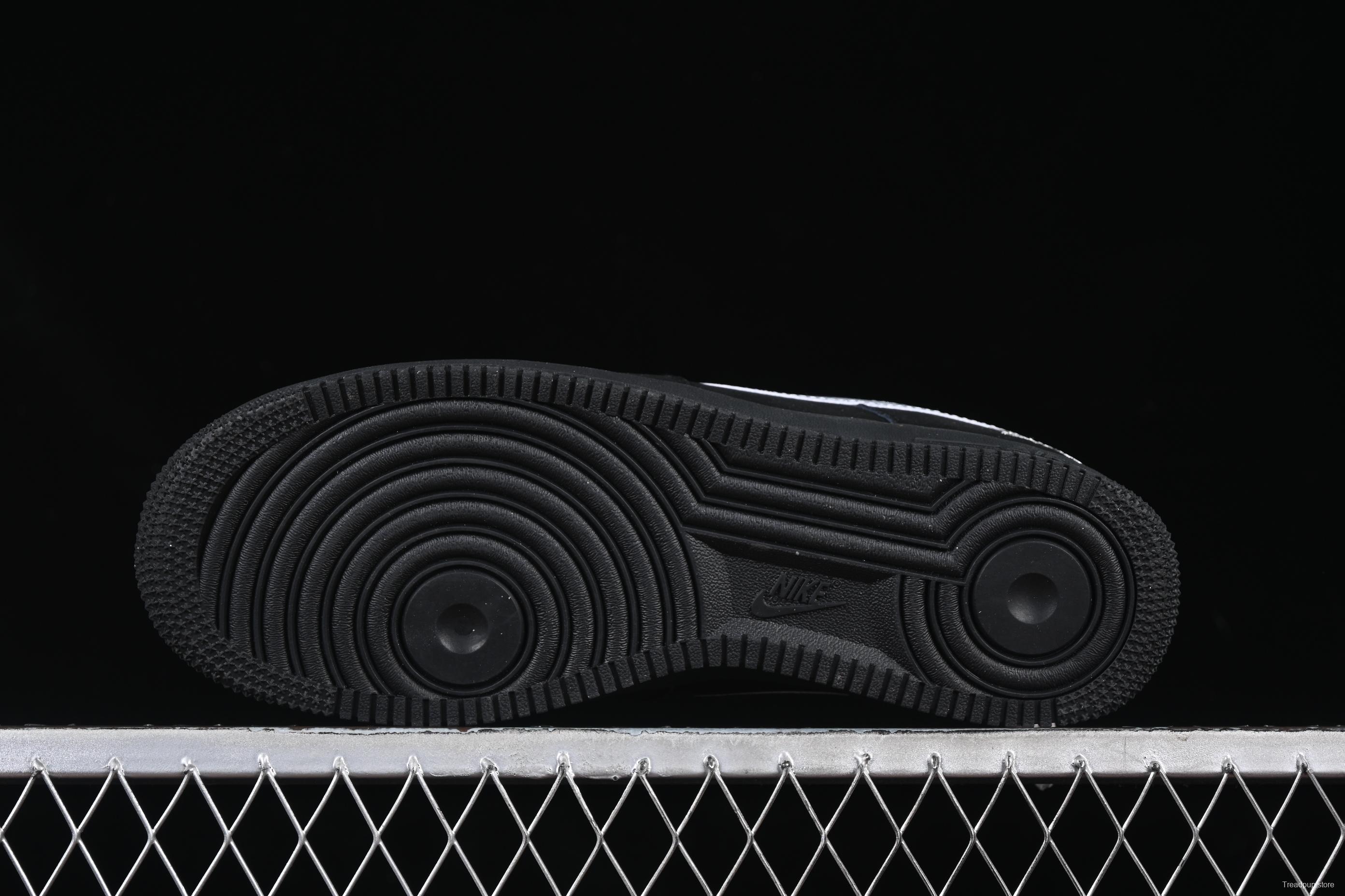 Nike Air Force 1 '07 Low Stussy Collaboration Silver Swoosh Starry Sky Casual Sneakers - DF0188-043