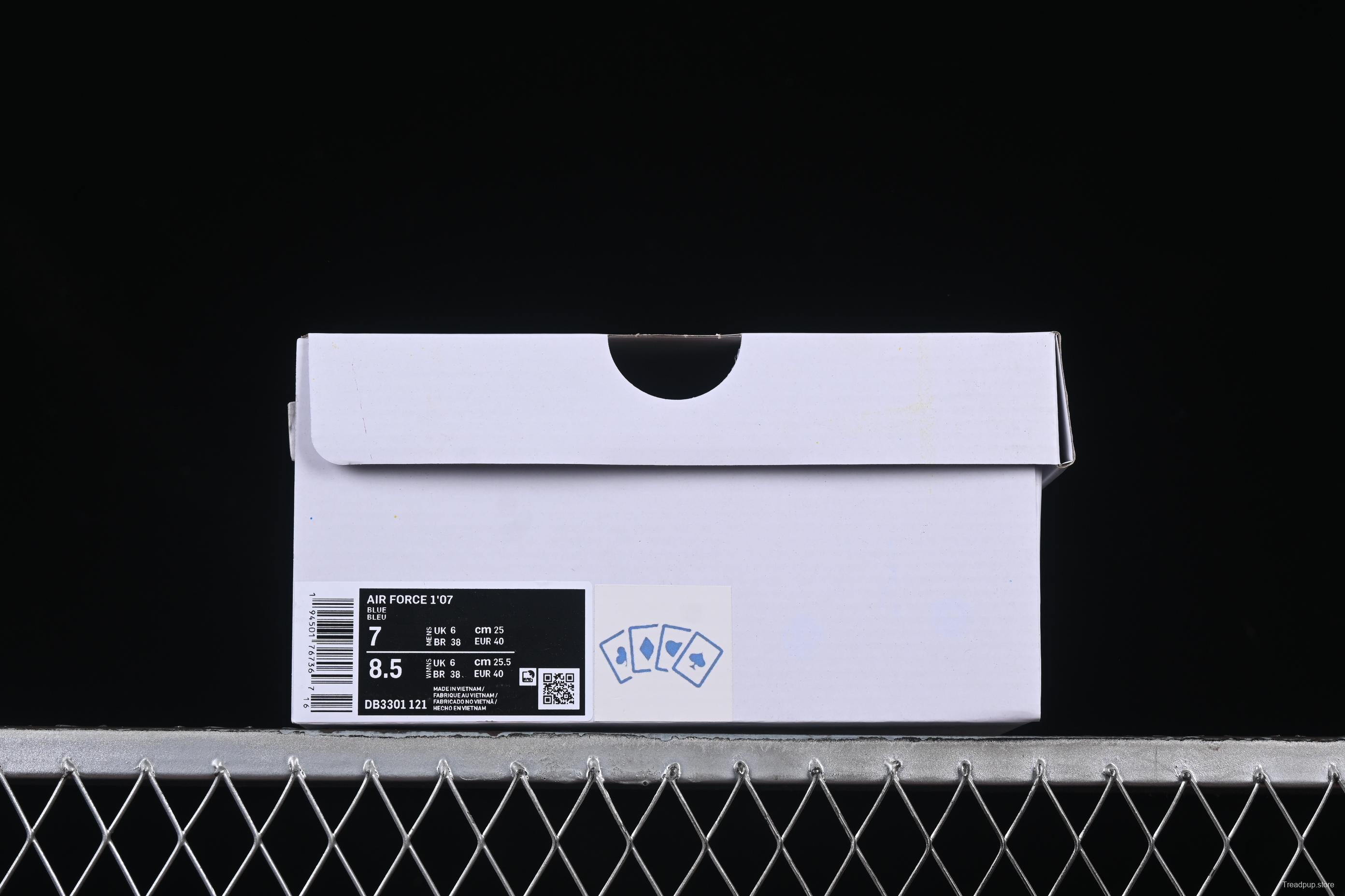 Nike Air Force 1'07 Low Kaito Kuroba Sneakers Inspired by Detective Conan Manga Series - DB3301-121