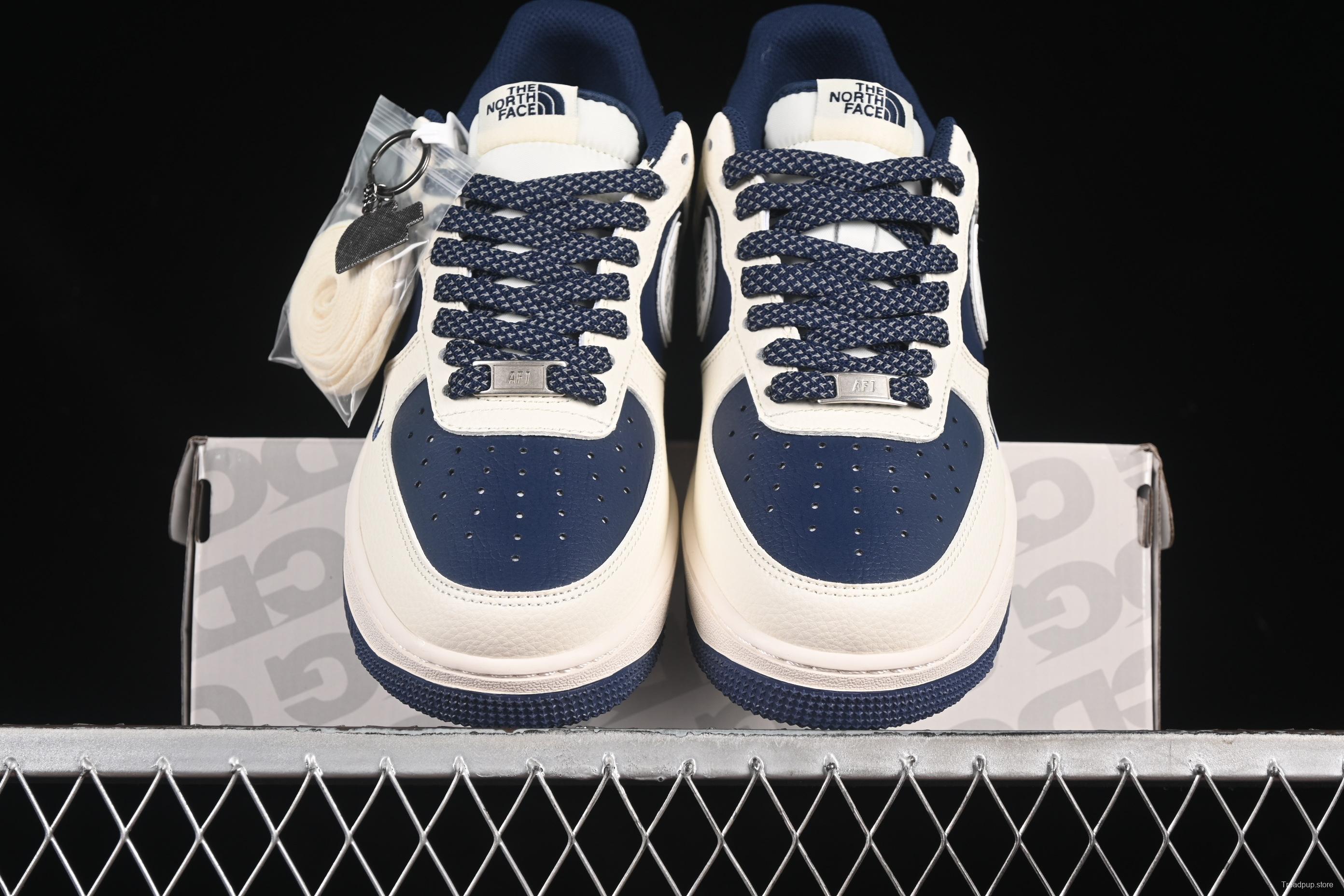 Nike Air Force 1'07 Low The North Face x Comme des Garçons Dark Blue Casual Sneakers - HH7518-075