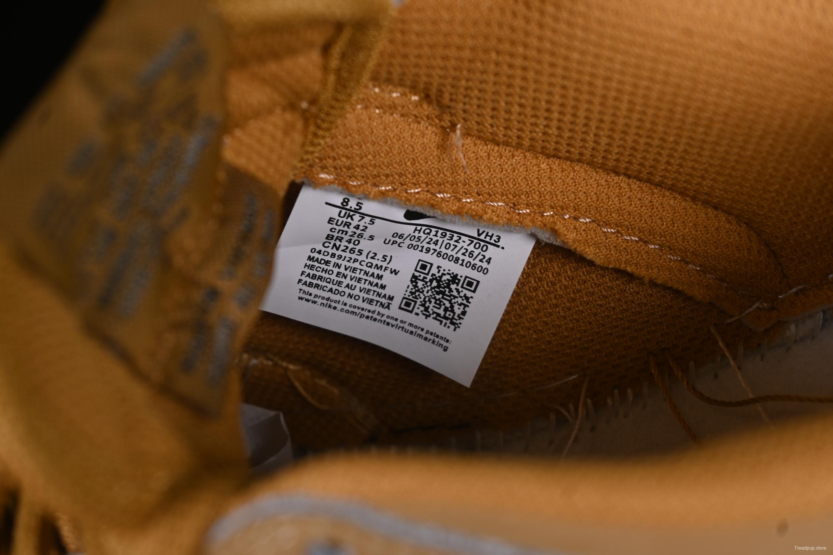 Nike SB Dunk Low Wheat Low-Top Casual Skate Shoes - HQ1932-700