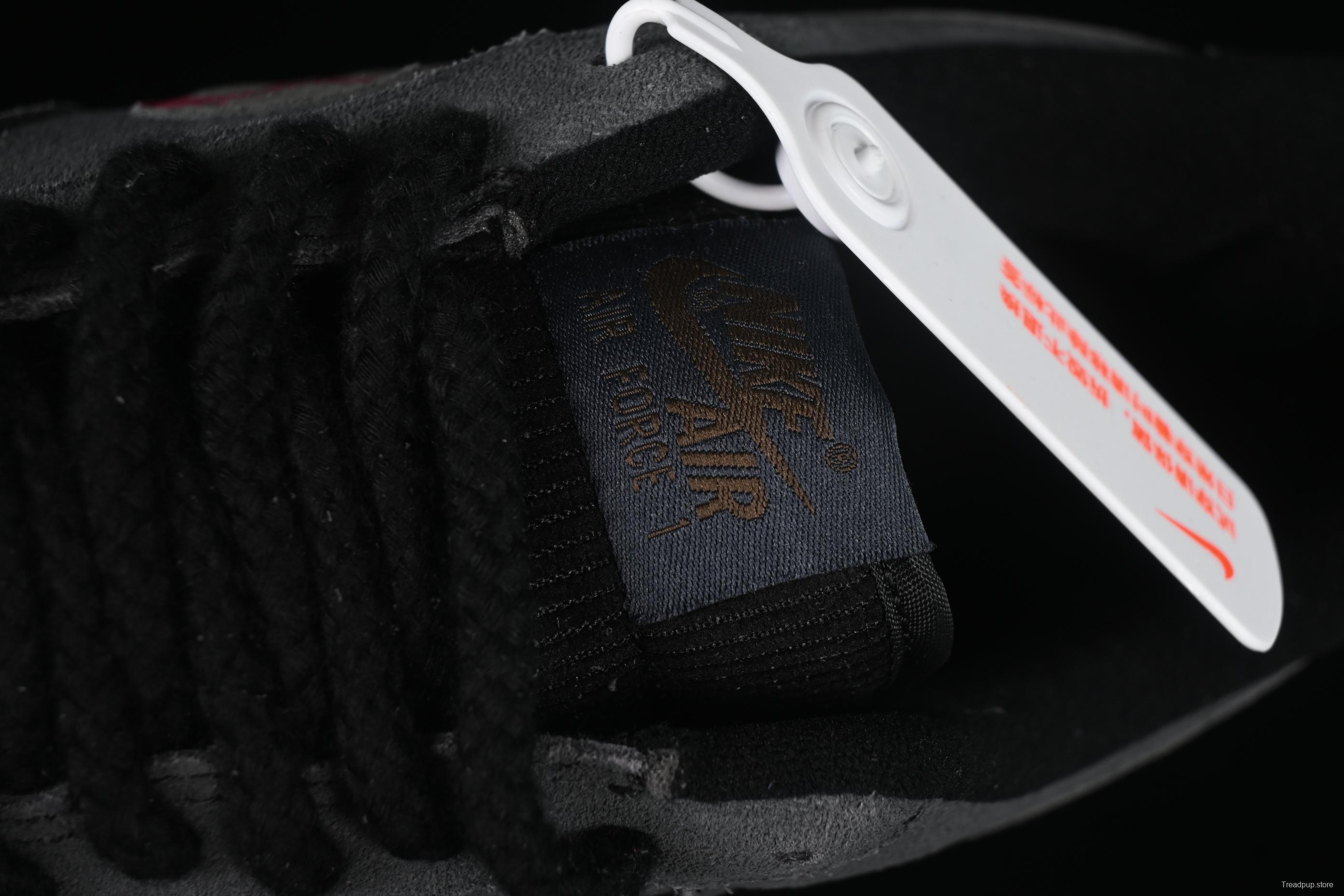 Nike Air Force 1'07 Low "Black Pink" Limited Edition Sneakers with Heart Design - DO6730-010