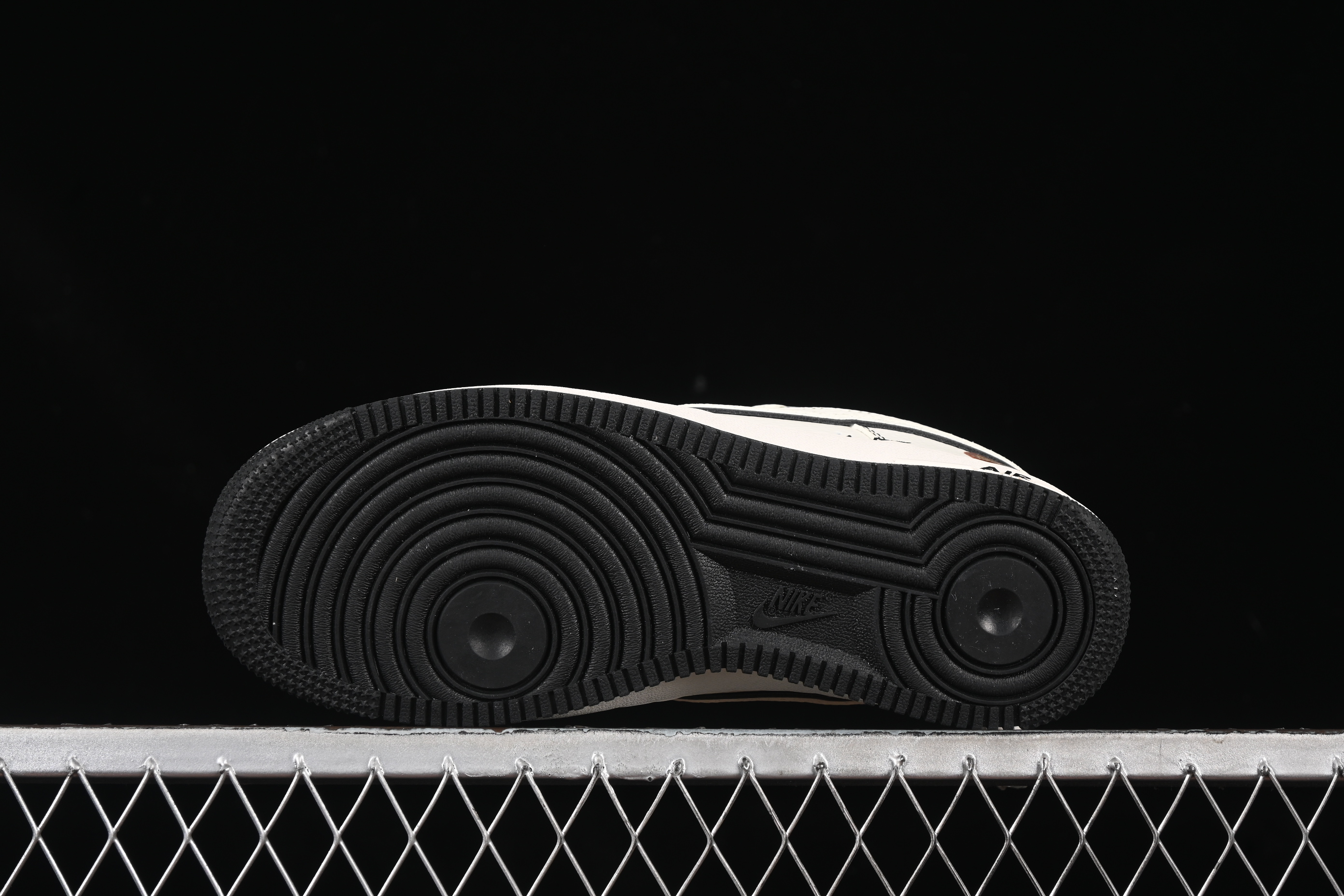 Nike Air Force 1 '07 Low Bape Collaboration Black Line Starry Sky Casual Sneakers - HH7518-067