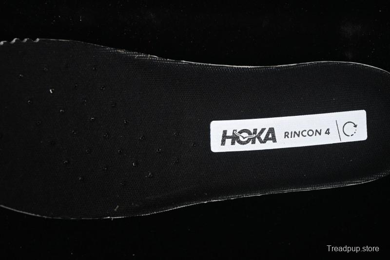 HOKA ONE ONE Rincon 4 Lightweight Breathable Knit Running Shoes - 1155131 BWHT