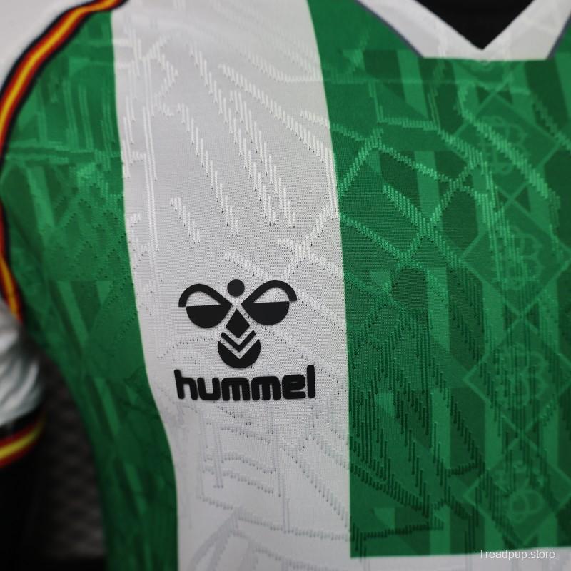 Player Version 25/26 Real Betis Green and White Jersey with Special Edition Design
