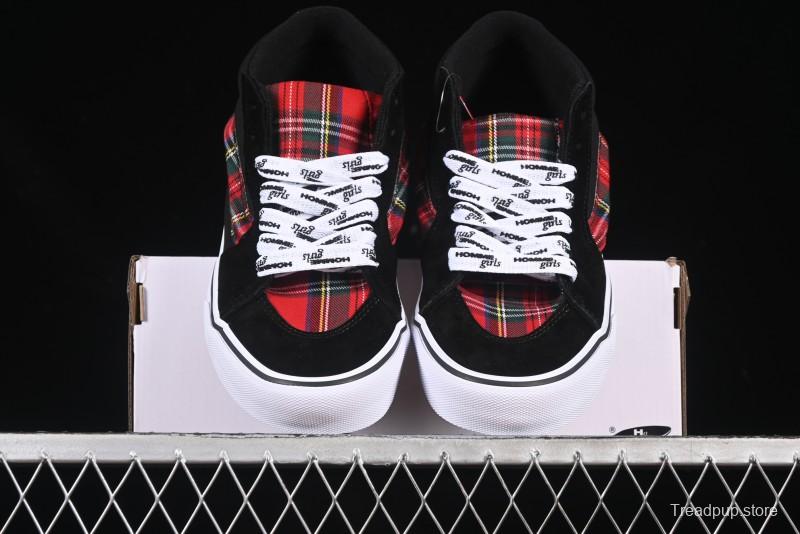 Vans Sk8-Mid Anaheim Collection Scottish Plaid Casual Low-Top Canvas Shoes - VN0A4UWIVNE