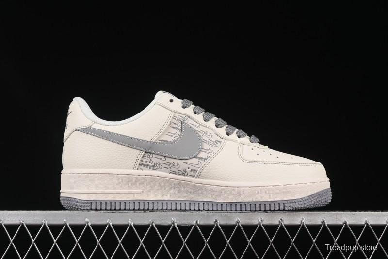 Nike Air Force 1 '07 Low Collaboration Sneakers with Double Swoosh Design - HH7518-070