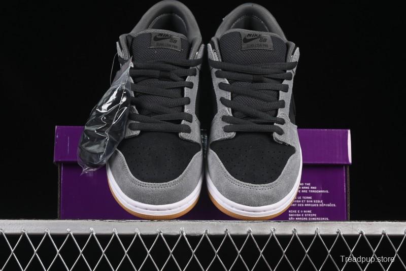 Nike SB Dunk Low Black Grey Low-Top Casual Skate Shoes - HF3063-001