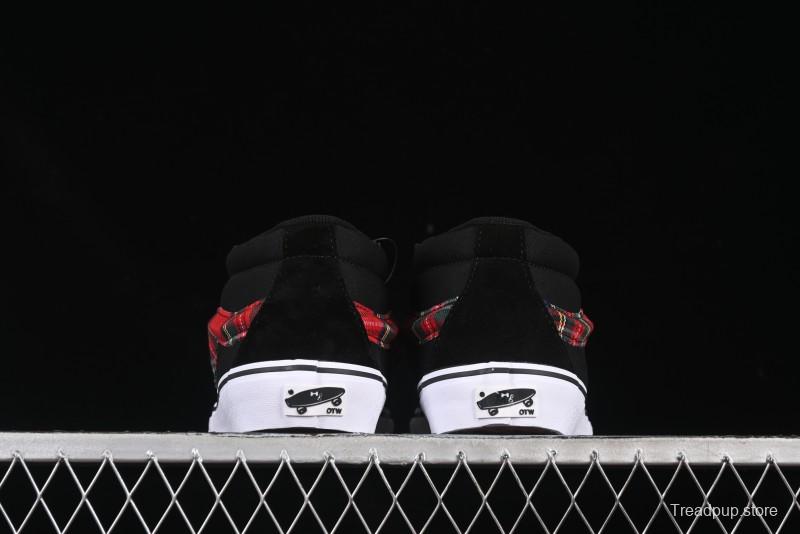 Vans Sk8-Mid Anaheim Collection Scottish Plaid Casual Low-Top Canvas Shoes - VN0A4UWIVNE