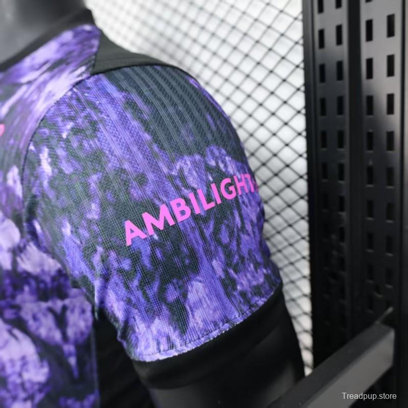 Player Version 25/26 FC Barcelona Purple with Marble Design Jersey