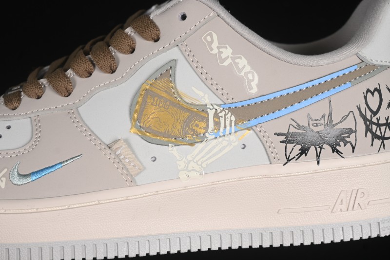 Nike Air Force 1'07 Low Batman DC Comics Series Casual Sneakers - XL2321-111