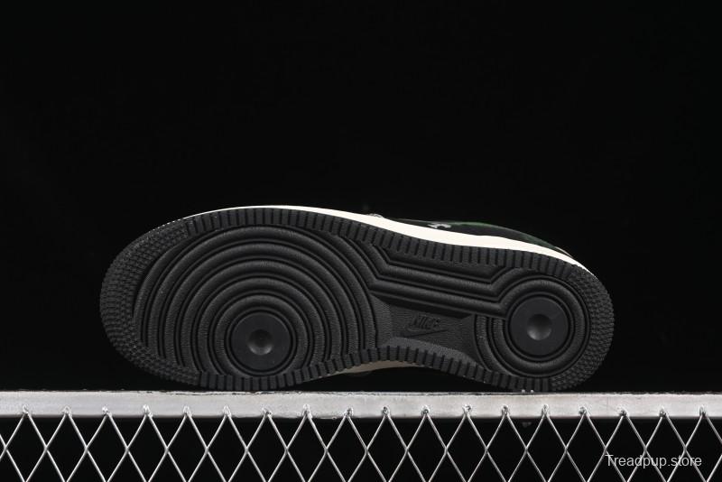 Nike Air Force 1'07 Low Chrome Hearts Collaboration Black Green Swoosh Casual Sneakers - KK1988-074