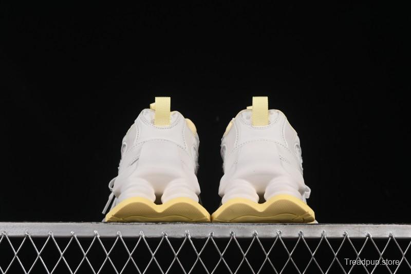 GG-CC Star Same Style Lace-up Hollow Out Dad Shoes with 5cm Height Increasing Sole - G25U9988