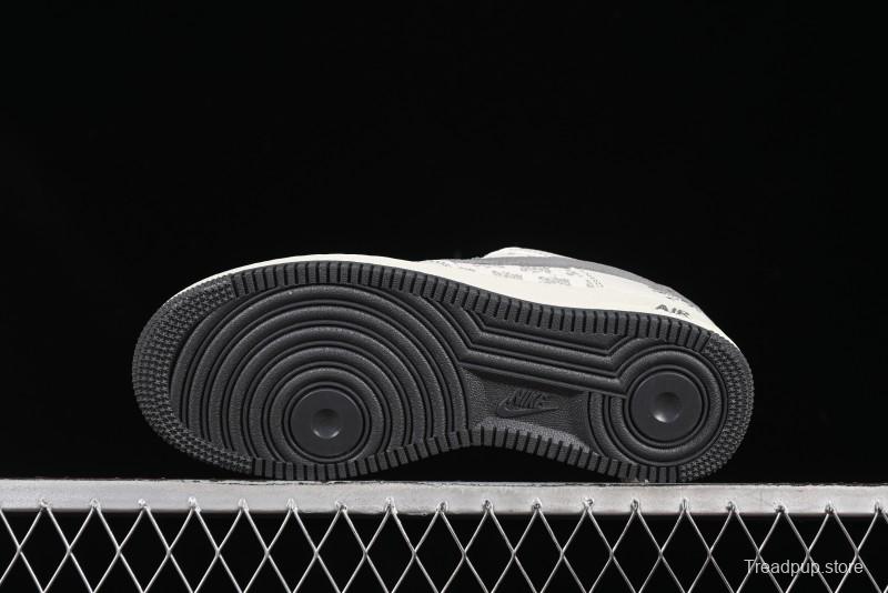 Nike Air Force 1'07 Low Stussy Collaboration Woven Fabric Low-Top Casual Sneakers - BZ6808-101