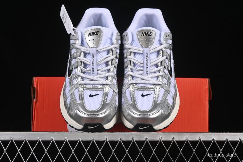Nike P-6000 Prm Retro Casual Sneakers with Lightweight Design - CD6404-105