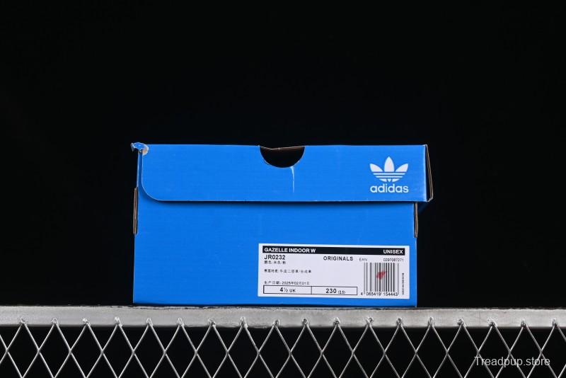 Adidas Originals Gazelle Indoor JR0232 Retro Casual Slip-Resistant Wear-Resistant Low-Top Skate Shoes - JR0232