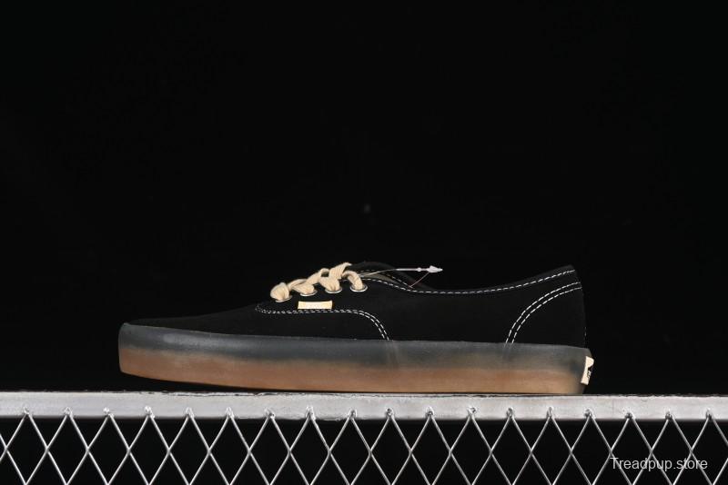 Vans Premium Authentic Suede Retro Sneakers with Translucent Rubber Sole - VN000CRQ6RJ