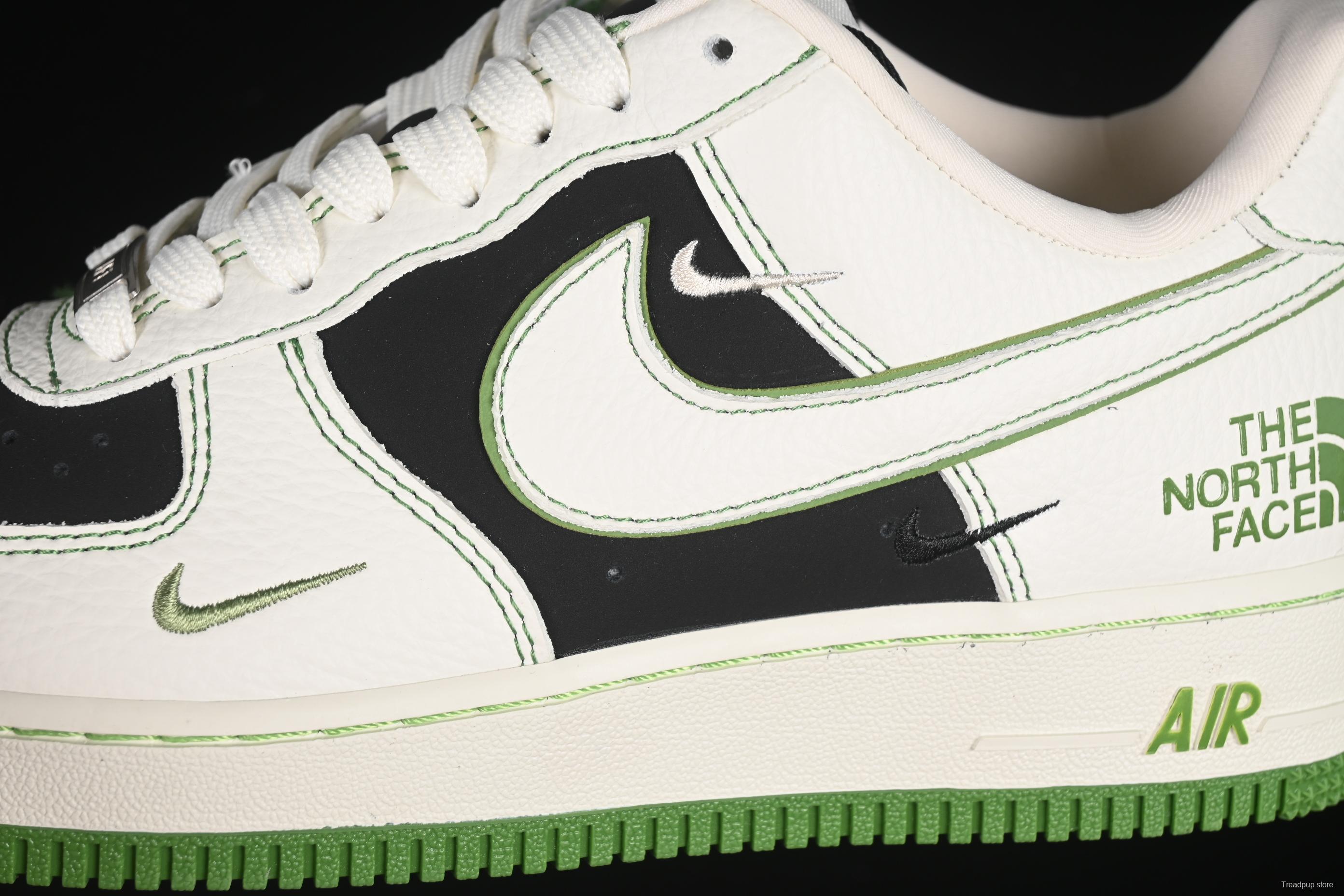 Nike Air Force 1 '07 Low The North Face Collaboration White Black Green Casual Sneakers - SC9207-527