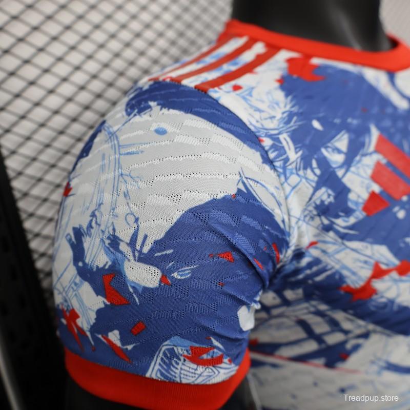 Player Version Japan National Team Special Edition Attack on Titan Mikasa Ackerman Anime Collaboration Jersey