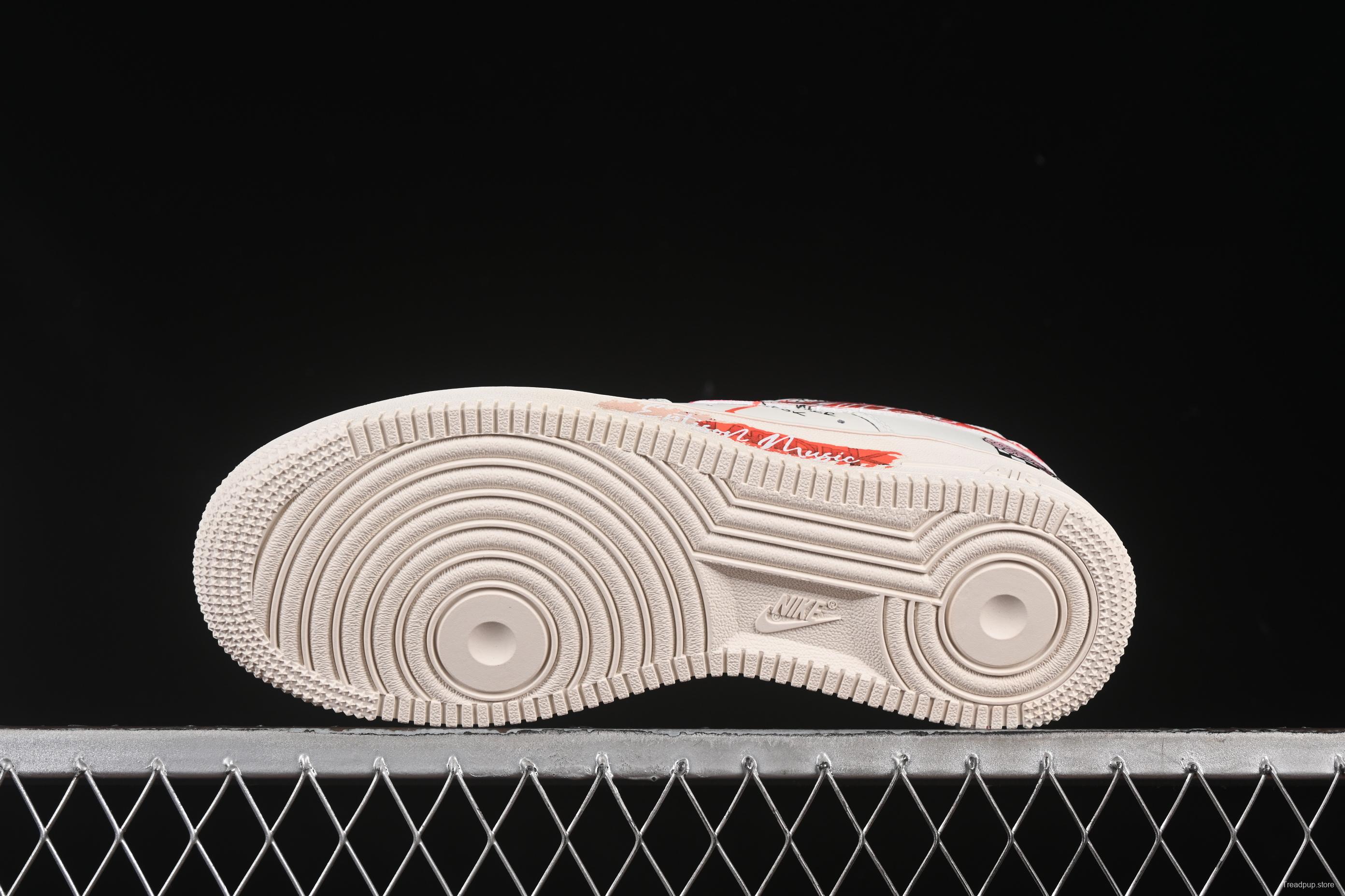 Nike Air Force 1'07 Low "Love Brain" 520 Series Limited Casual Sneakers - SD2023-024