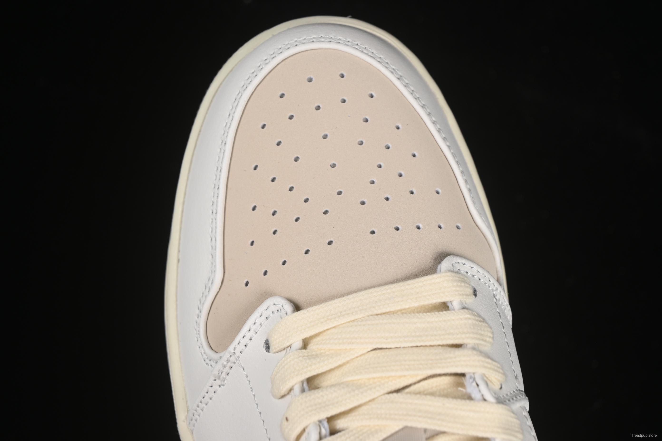 Nike Air Jordan 1 Low "Dongdan" Casual Sneakers in Coconut Milk White - IB8855-121