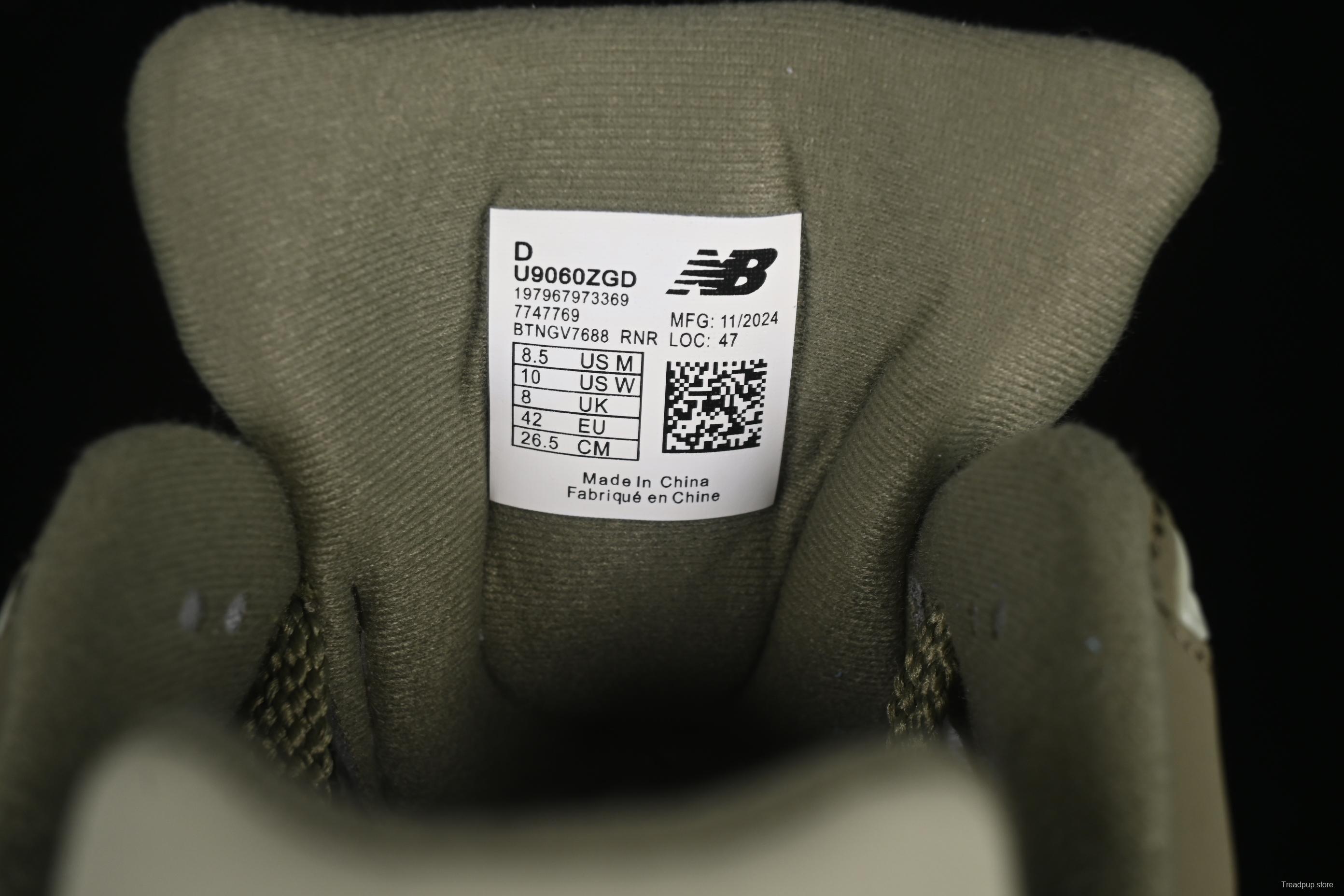 New Balance NB9060 Retro Casual Running Shoes with ABZORB Cushioning - U9060ZGD