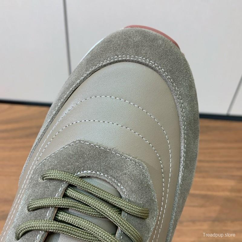2025 Unisex LP Khaki Brown Suede Leather Sneakers LY