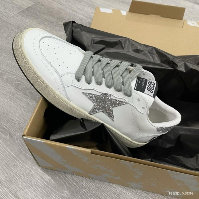 2024 Unisex GGDB White Grey Leather Sneakers MJ00260