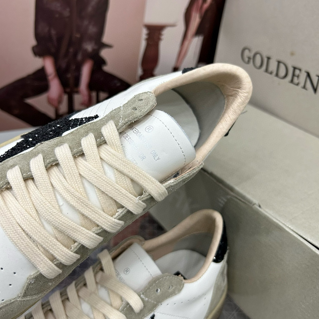 2024 Unisex GGDB White Black Suede Leather Sneakers MJ00260