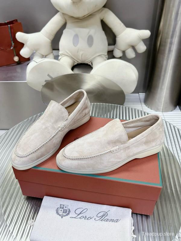 2024 Unisex Le Parmentier Beige Suede Loafers MJ00270