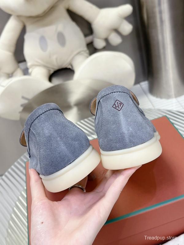 2025 Men Le Parmentier Grey Suede Loafers LY00260