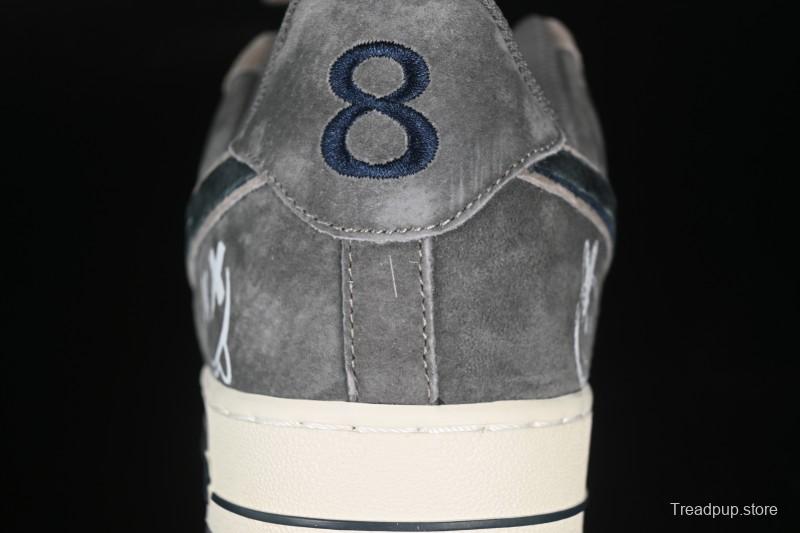 Nike Air Force 1'07 Low Grey Faced Prince Casual Sneakers - YD2452-808