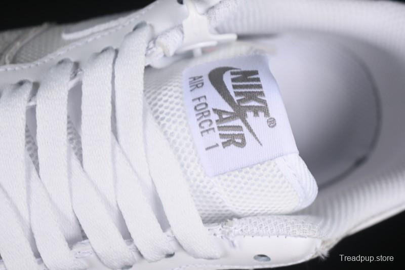 Nike Air Force 1'07 Low Denim Small Swoosh Casual Sneakers - ZH0316-092