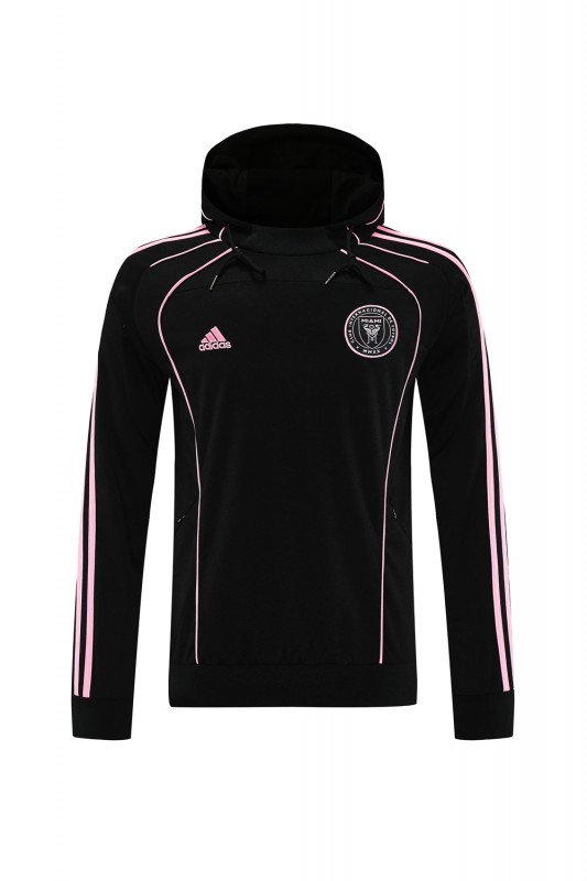 2025 Inter Miami Black Full Hoodie Zipper Jacket +Long Pants