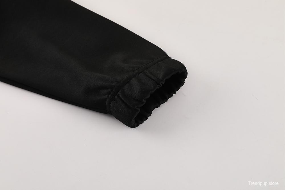 25/26 AC Milan Black/Red Full Zipper Jacket +Long Pants