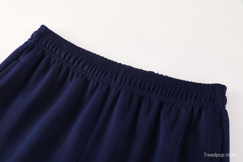 25/26 Olympique Marseille Blue/Navy Full Zipper Jacket +Long Pants