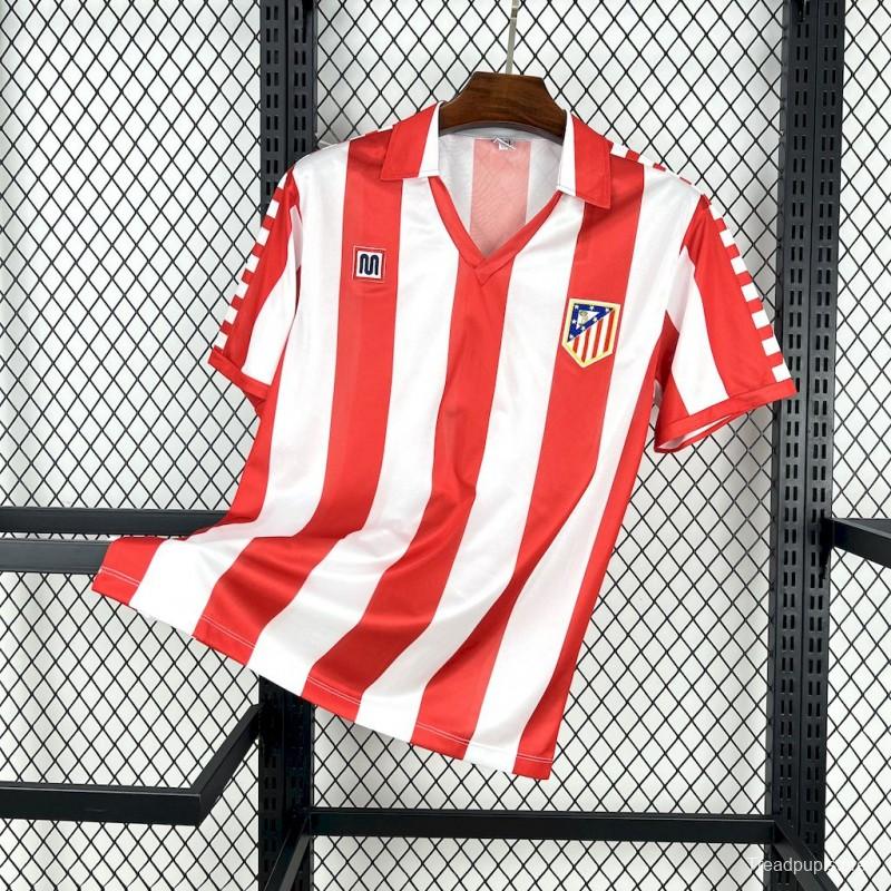 1982/83 Atletico Madrid Home Retro Jersey