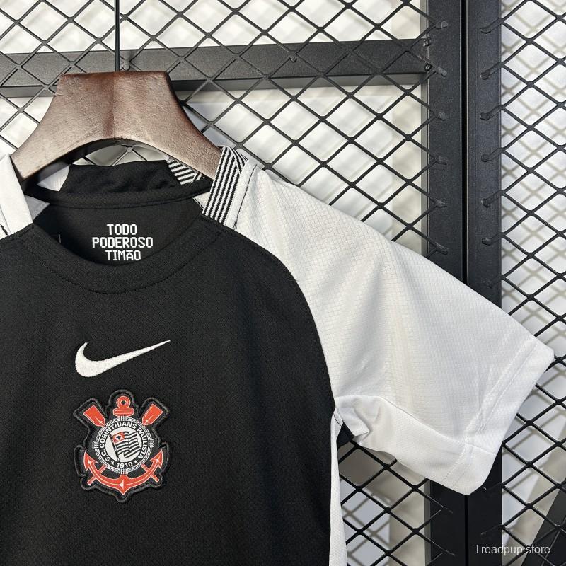 25/26 Kids Corinthians Home Size 16-28 Jersey